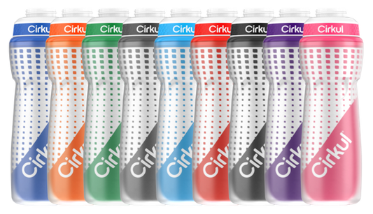 22oz. Insulated Squeeze Plastic Bottle & Sport Lid FUZCOR