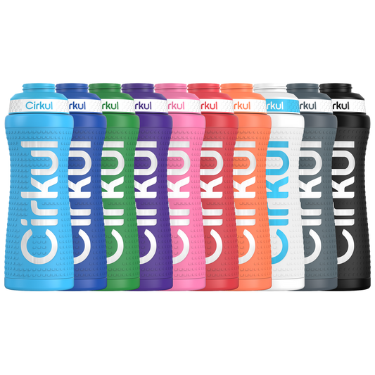 22oz. Grip Stainless Steel Bottle & Sport Lid AZ6SBK