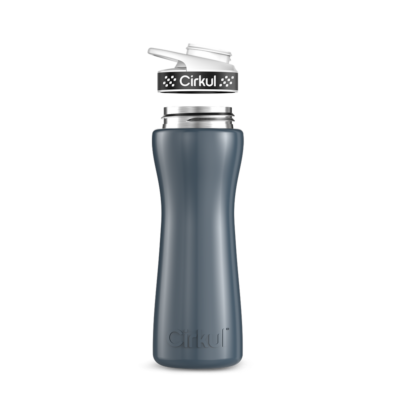 22oz. Stainless Steel Bottle & Comfort Grip Lid Y91ZM8