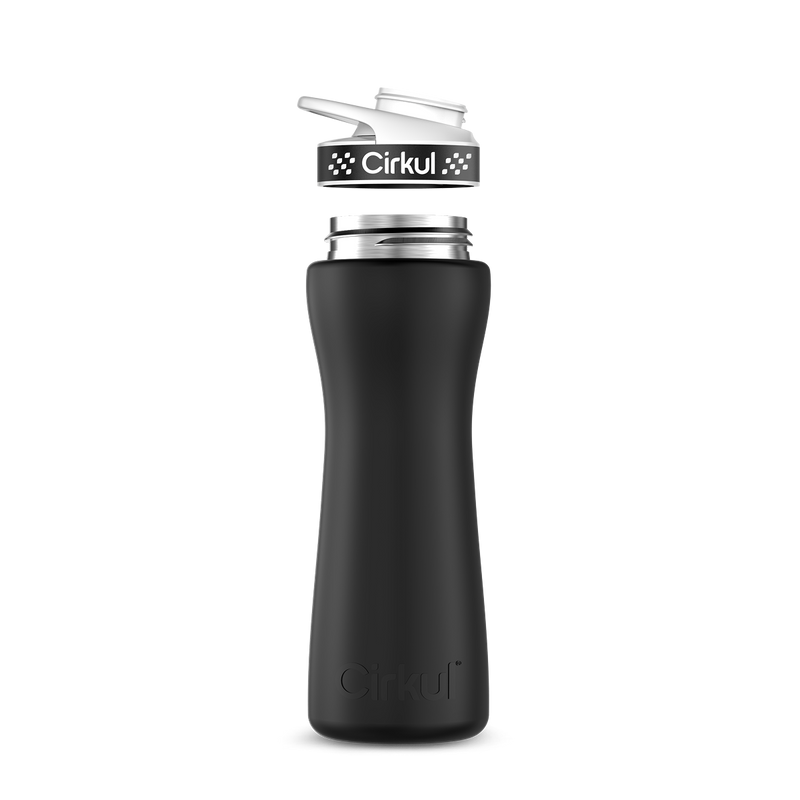 22oz. Stainless Steel Bottle & Comfort Grip Lid Y91ZM8