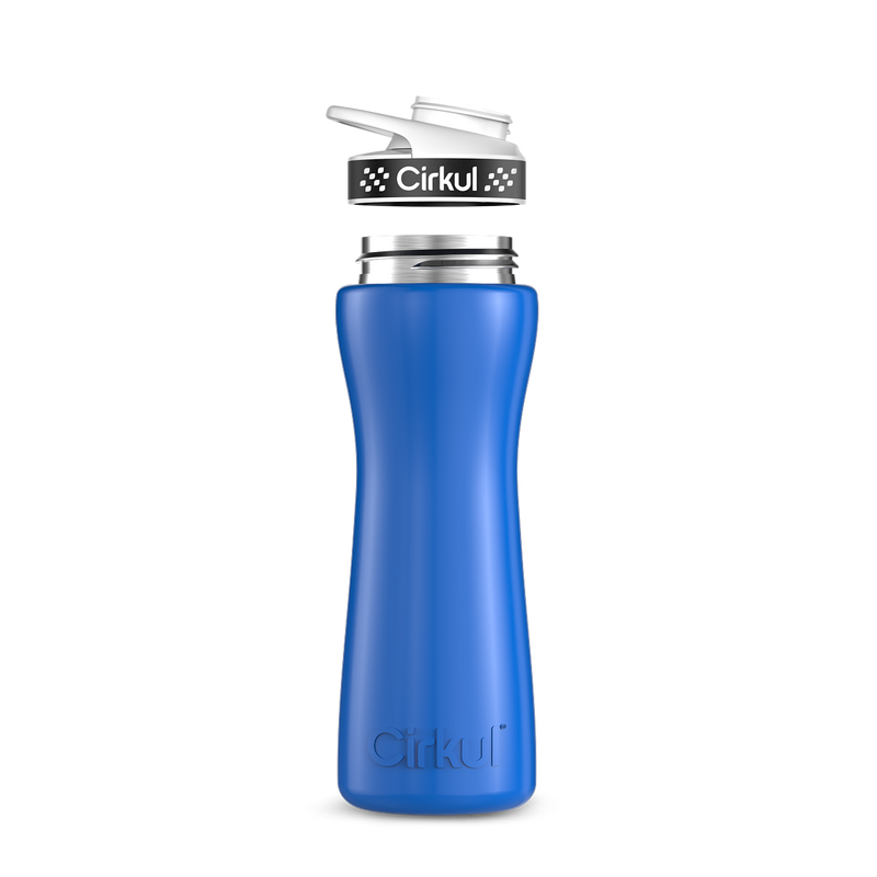 22oz. Stainless Steel Bottle & Comfort Grip Lid Y91ZM8