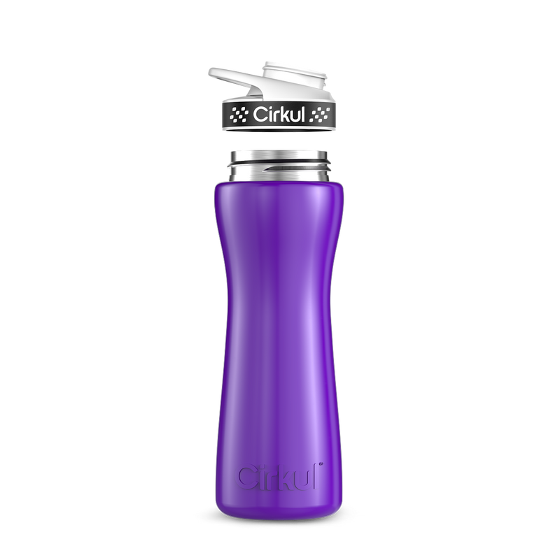 22oz. Stainless Steel Bottle & Comfort Grip Lid Y91ZM8