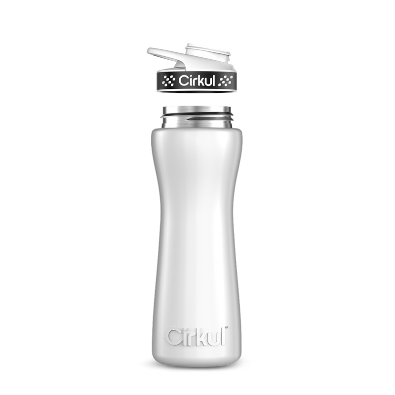 22oz. Stainless Steel Bottle & Comfort Grip Lid Y91ZM8