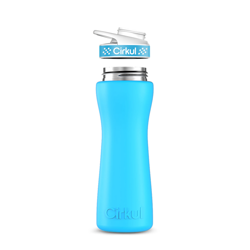 22oz. Stainless Steel Bottle & Comfort Grip Lid Y91ZM8