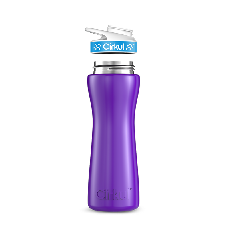 22oz. Stainless Steel Bottle & Comfort Grip Lid Y91ZM8
