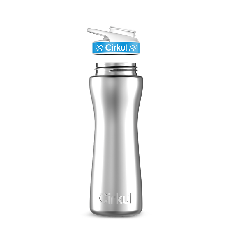 22oz. Stainless Steel Bottle & Comfort Grip Lid Y91ZM8