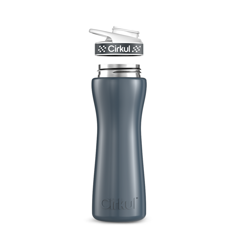 22oz. Stainless Steel Bottle & Comfort Grip Lid Y91ZM8