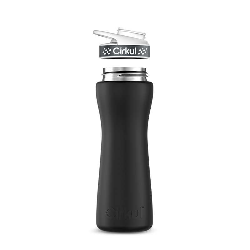 22oz. Stainless Steel Bottle & Comfort Grip Lid Y91ZM8