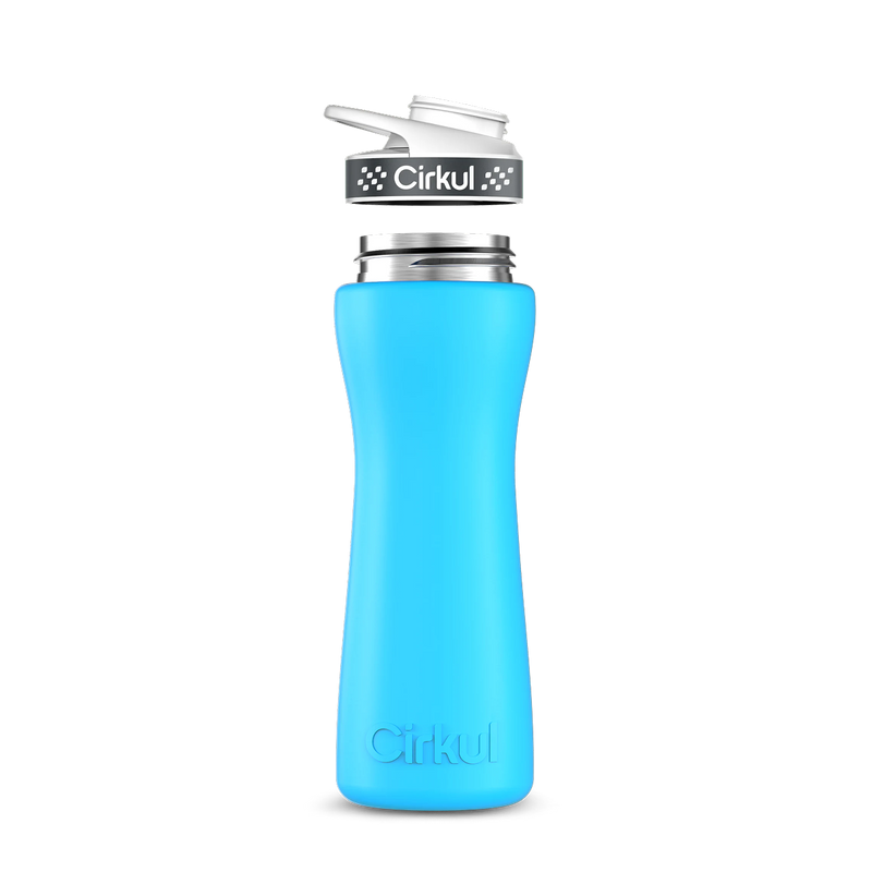 22oz. Stainless Steel Bottle & Comfort Grip Lid Y91ZM8