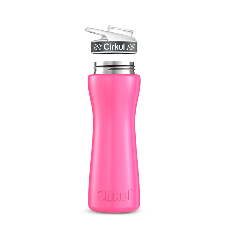 22oz. Stainless Steel Bottle & Comfort Grip Lid Y91ZM8
