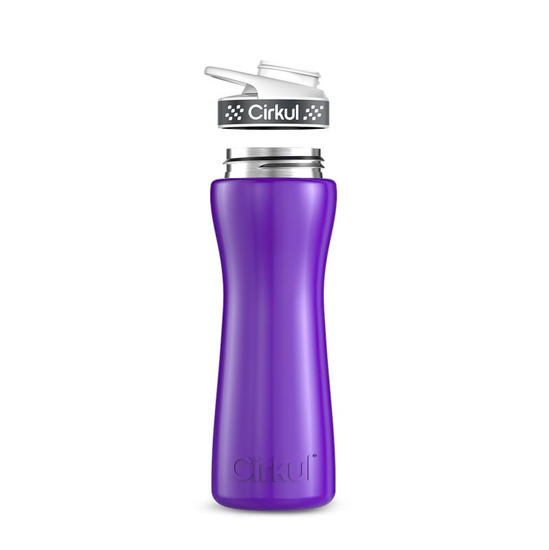 22oz. Stainless Steel Bottle & Comfort Grip Lid Y91ZM8