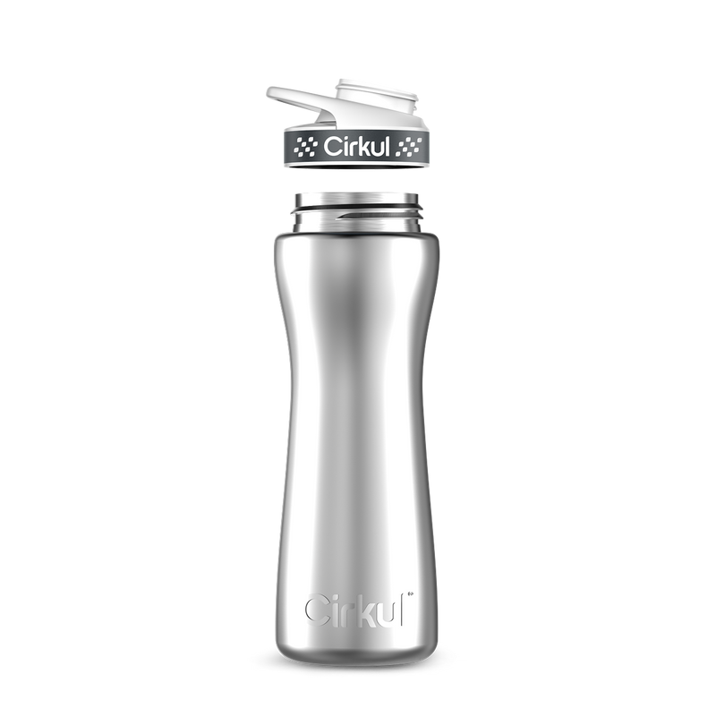 22oz. Stainless Steel Bottle & Comfort Grip Lid Y91ZM8