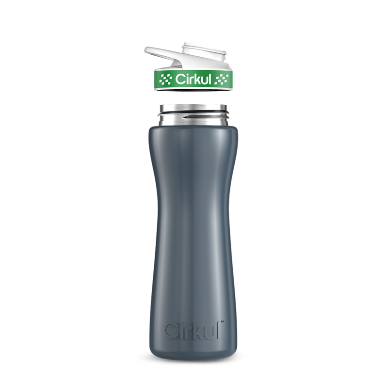 22oz. Stainless Steel Bottle & Comfort Grip Lid Y91ZM8