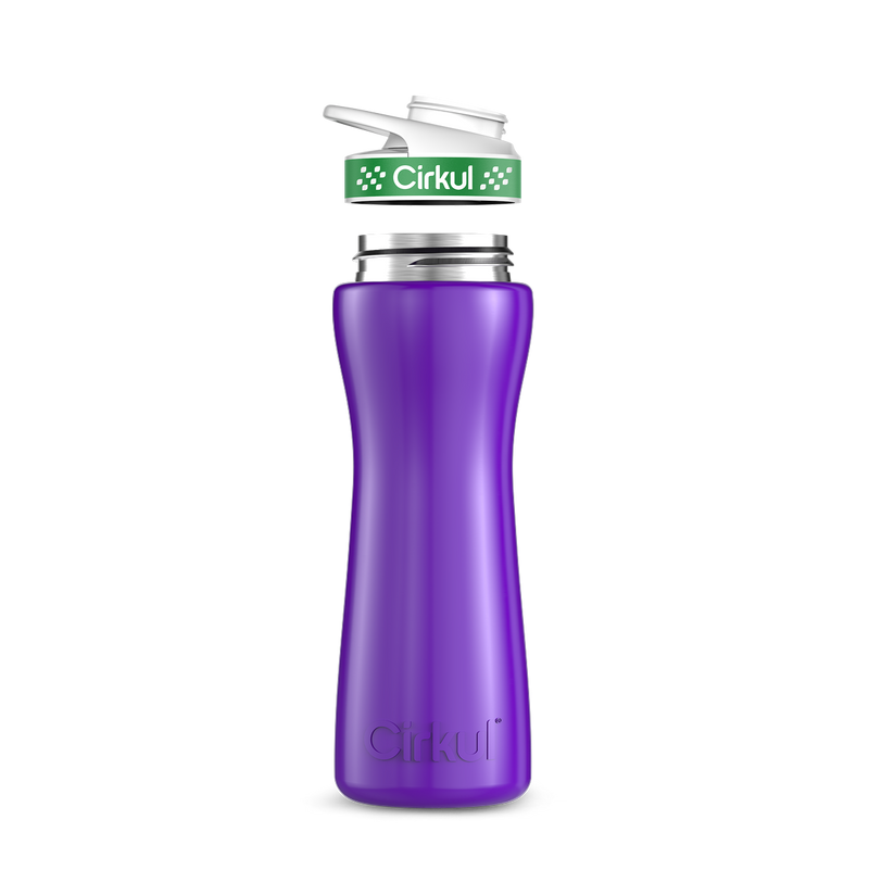 22oz. Stainless Steel Bottle & Comfort Grip Lid Y91ZM8