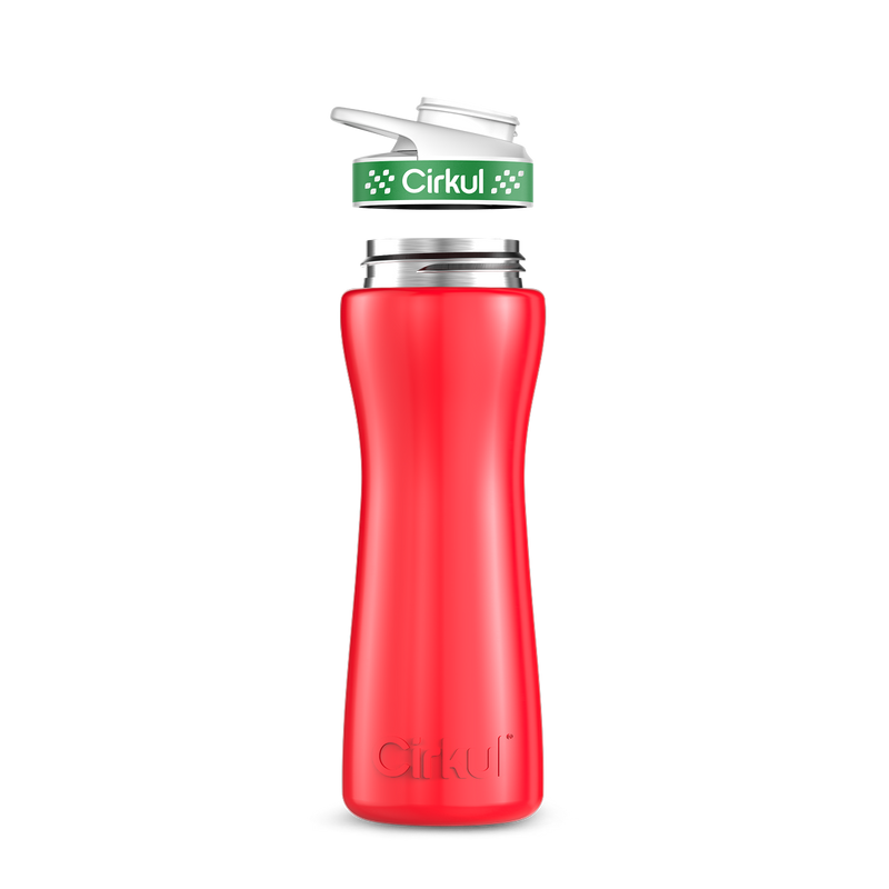 22oz. Stainless Steel Bottle & Comfort Grip Lid Y91ZM8