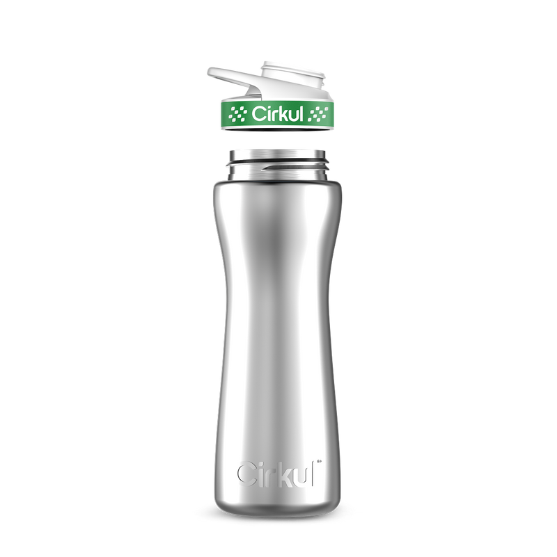 22oz. Stainless Steel Bottle & Comfort Grip Lid Y91ZM8
