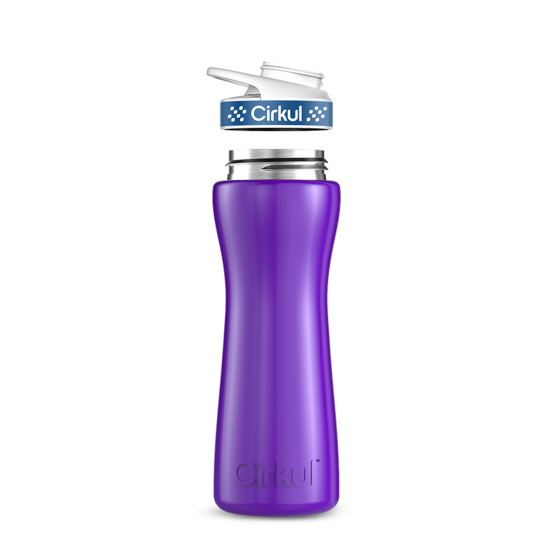 22oz. Stainless Steel Bottle & Comfort Grip Lid Y91ZM8