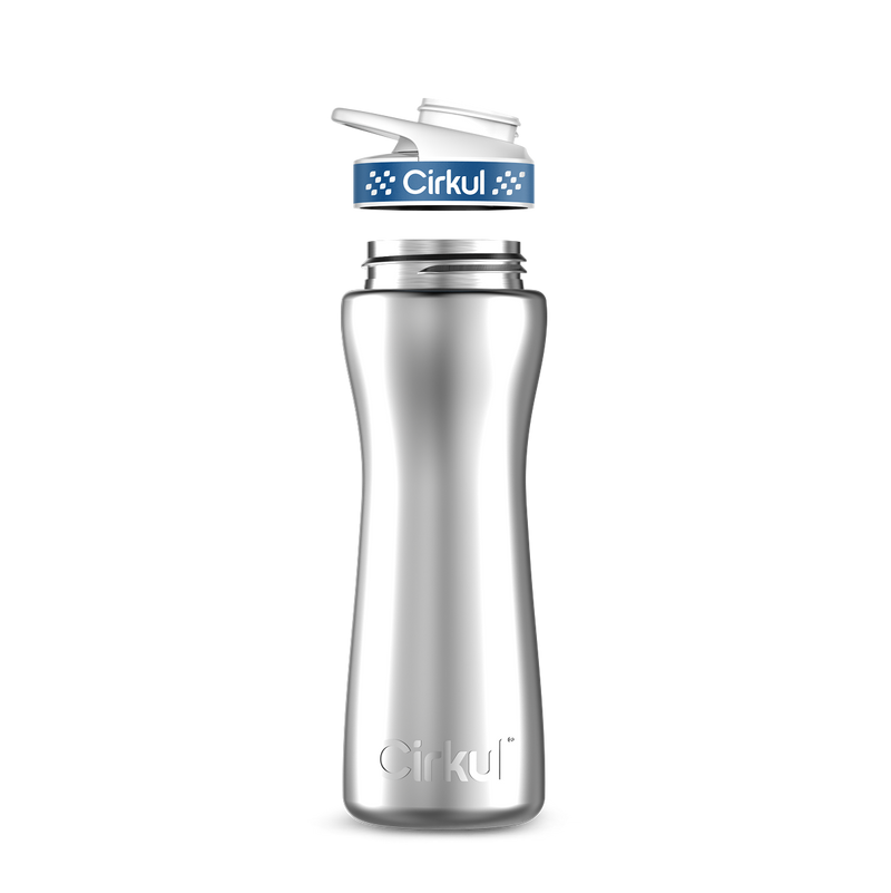 22oz. Stainless Steel Bottle & Comfort Grip Lid Y91ZM8