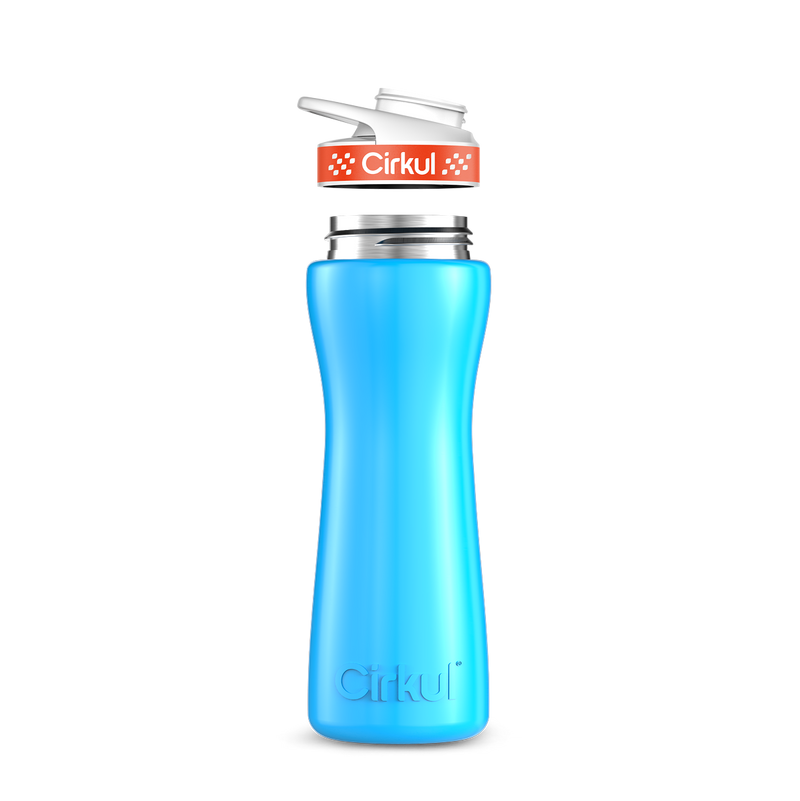 22oz. Stainless Steel Bottle & Comfort Grip Lid Y91ZM8