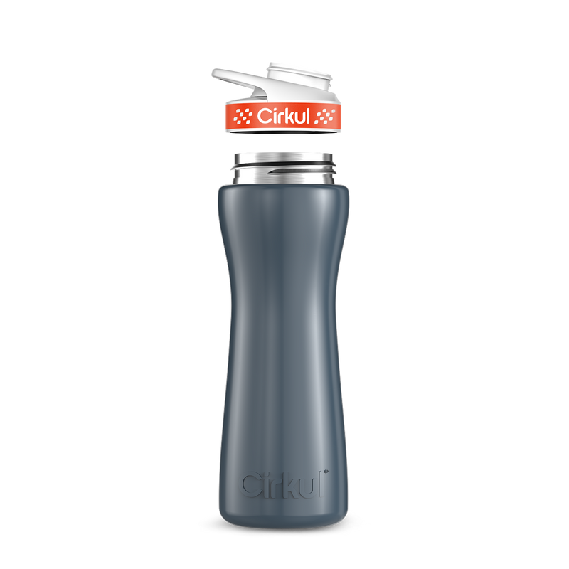 22oz. Stainless Steel Bottle & Comfort Grip Lid Y91ZM8