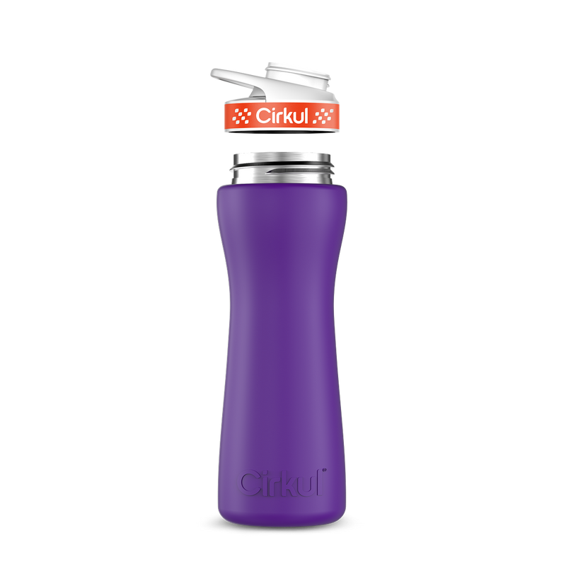 22oz. Stainless Steel Bottle & Comfort Grip Lid Y91ZM8