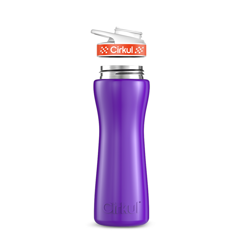 22oz. Stainless Steel Bottle & Comfort Grip Lid Y91ZM8