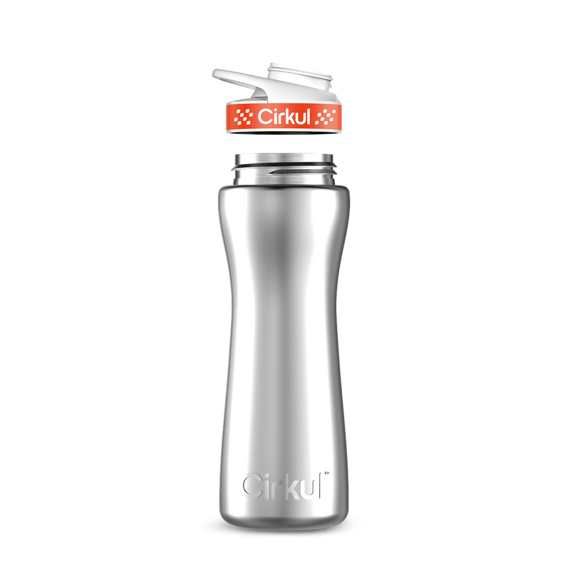 22oz. Stainless Steel Bottle & Comfort Grip Lid Y91ZM8