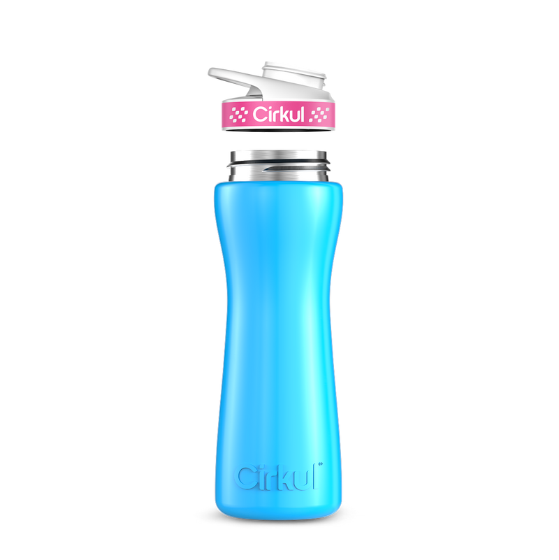 22oz. Stainless Steel Bottle & Comfort Grip Lid Y91ZM8