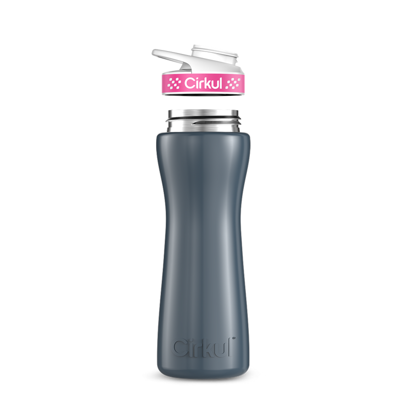 22oz. Stainless Steel Bottle & Comfort Grip Lid Y91ZM8