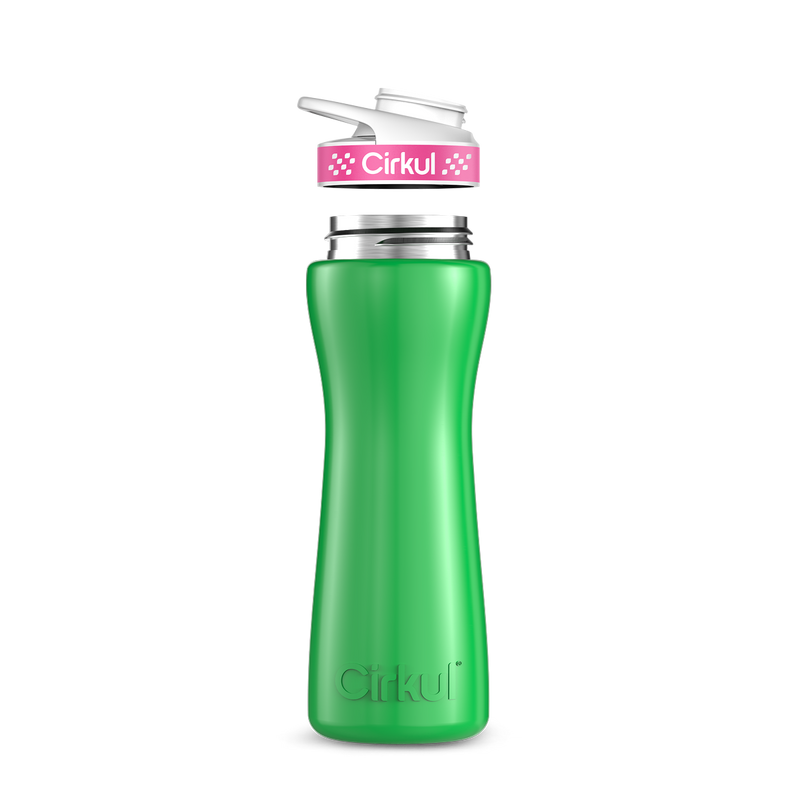 22oz. Stainless Steel Bottle & Comfort Grip Lid Y91ZM8