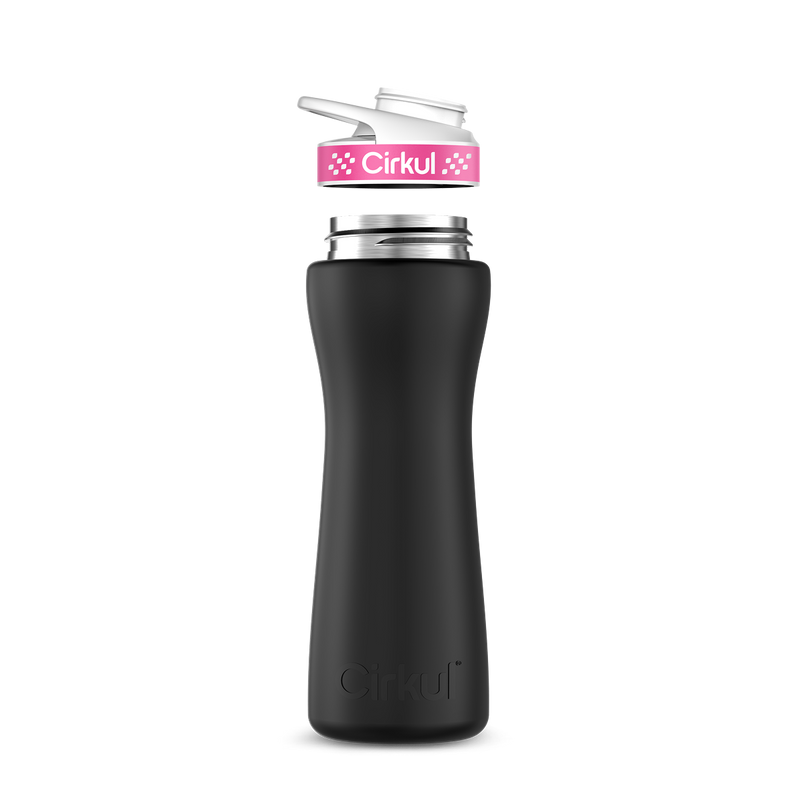 22oz. Stainless Steel Bottle & Comfort Grip Lid Y91ZM8