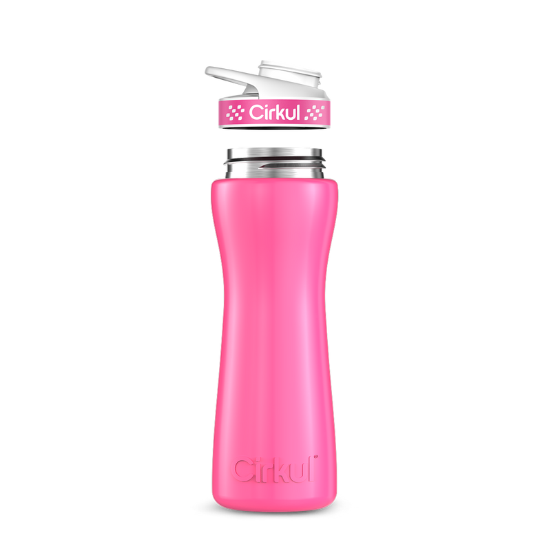 22oz. Stainless Steel Bottle & Comfort Grip Lid Y91ZM8