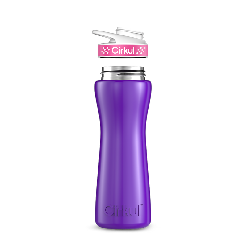 22oz. Stainless Steel Bottle & Comfort Grip Lid Y91ZM8
