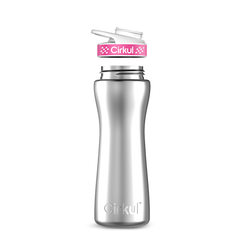 22oz. Stainless Steel Bottle & Comfort Grip Lid Y91ZM8
