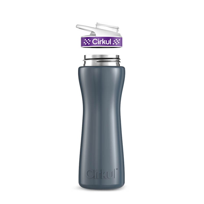 22oz. Stainless Steel Bottle & Comfort Grip Lid Y91ZM8