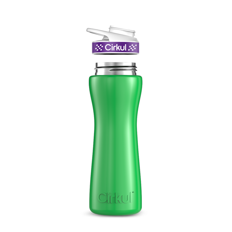 22oz. Stainless Steel Bottle & Comfort Grip Lid Y91ZM8
