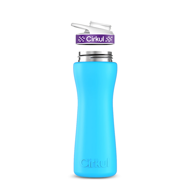 22oz. Stainless Steel Bottle & Comfort Grip Lid Y91ZM8