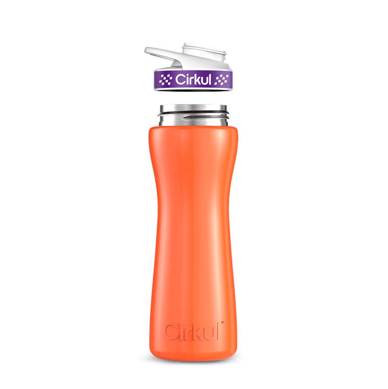 22oz. Stainless Steel Bottle & Comfort Grip Lid Y91ZM8