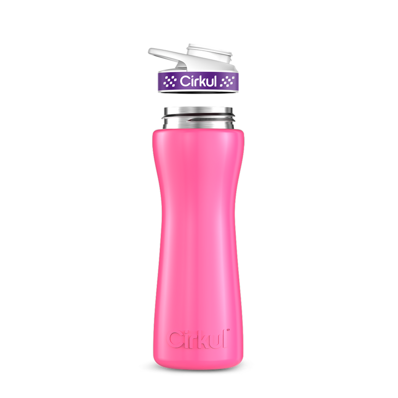 22oz. Stainless Steel Bottle & Comfort Grip Lid Y91ZM8