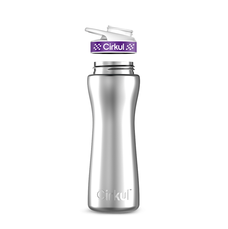 22oz. Stainless Steel Bottle & Comfort Grip Lid Y91ZM8