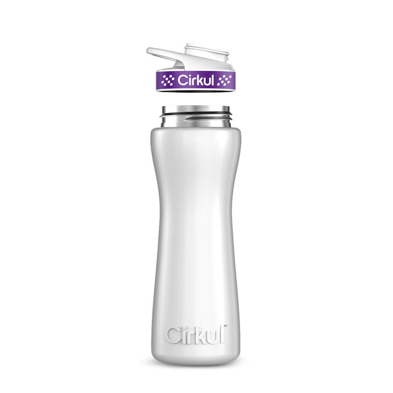 22oz. Stainless Steel Bottle & Comfort Grip Lid Y91ZM8