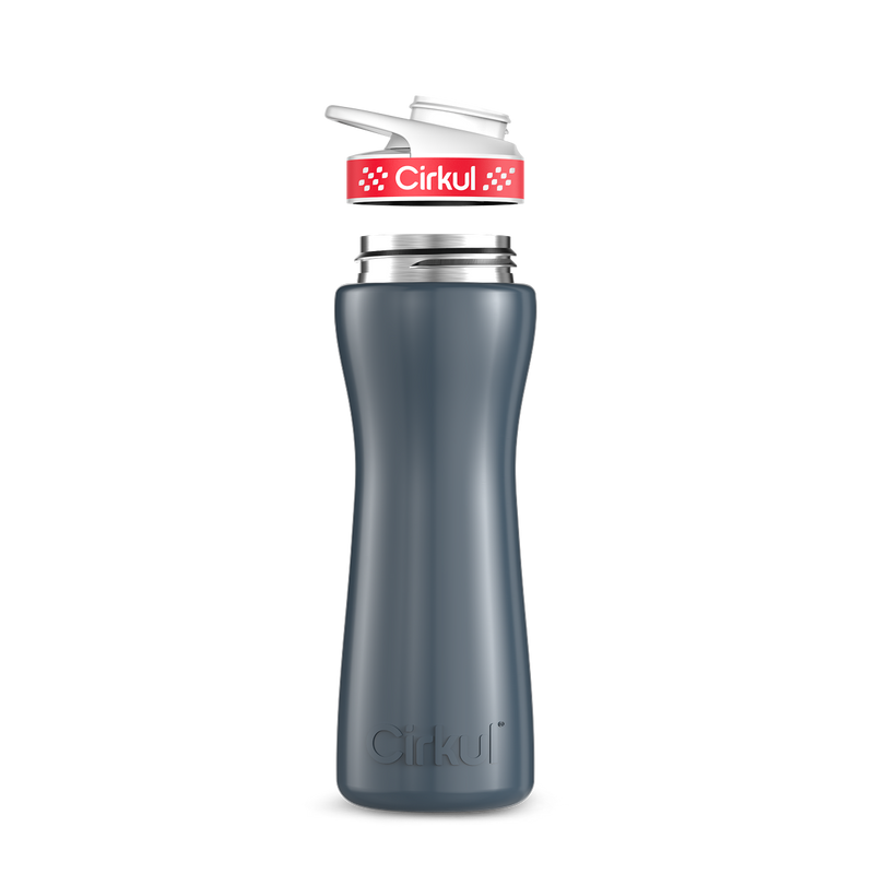 22oz. Stainless Steel Bottle & Comfort Grip Lid Y91ZM8