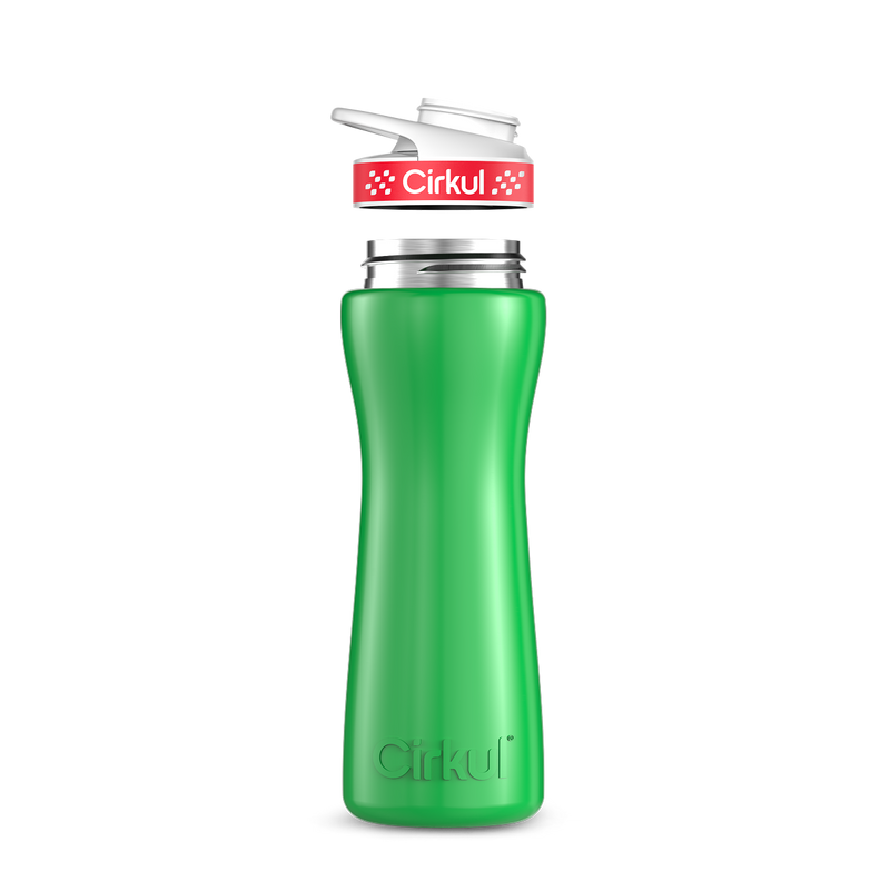 22oz. Stainless Steel Bottle & Comfort Grip Lid Y91ZM8