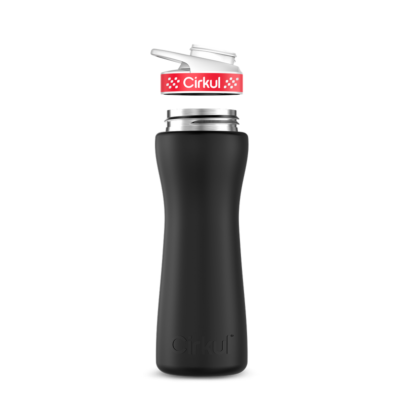 22oz. Stainless Steel Bottle & Comfort Grip Lid Y91ZM8
