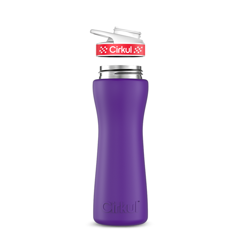 22oz. Stainless Steel Bottle & Comfort Grip Lid Y91ZM8